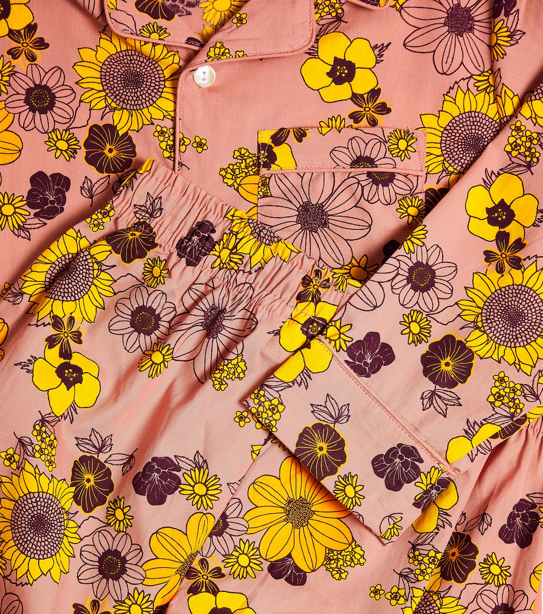 Pijama Lex de algodón floral | Molo