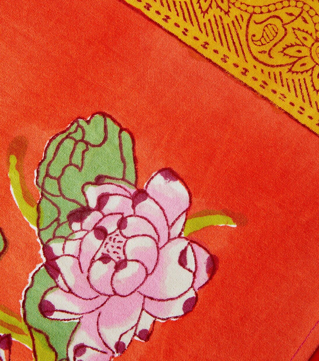 Tea Flower set of 4 cotton placemats | Lisa Corti