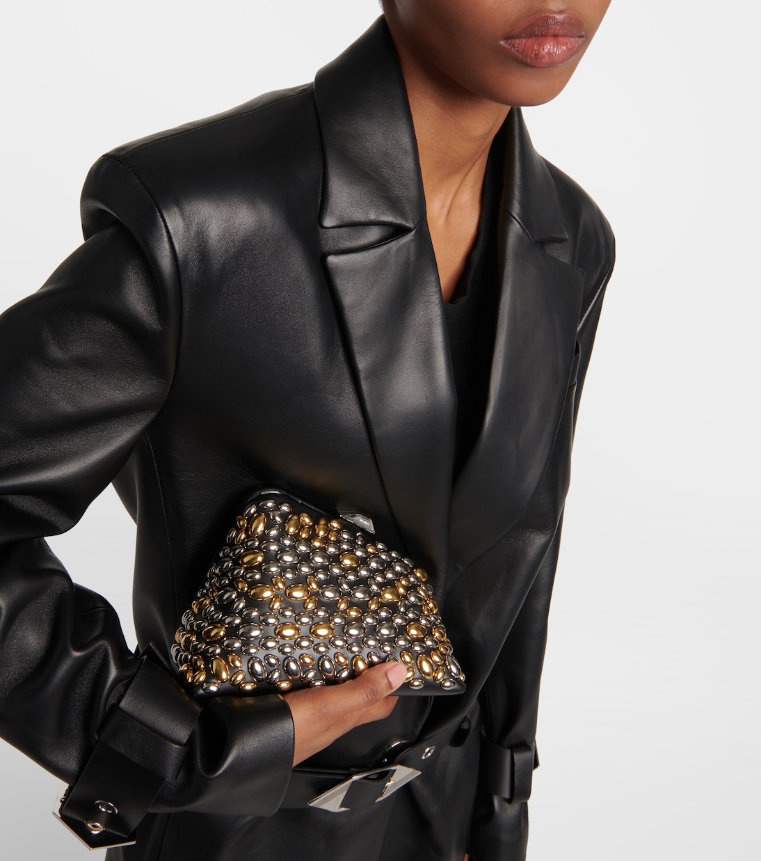 Pochette Midnight Mini à ornements | The Attico
