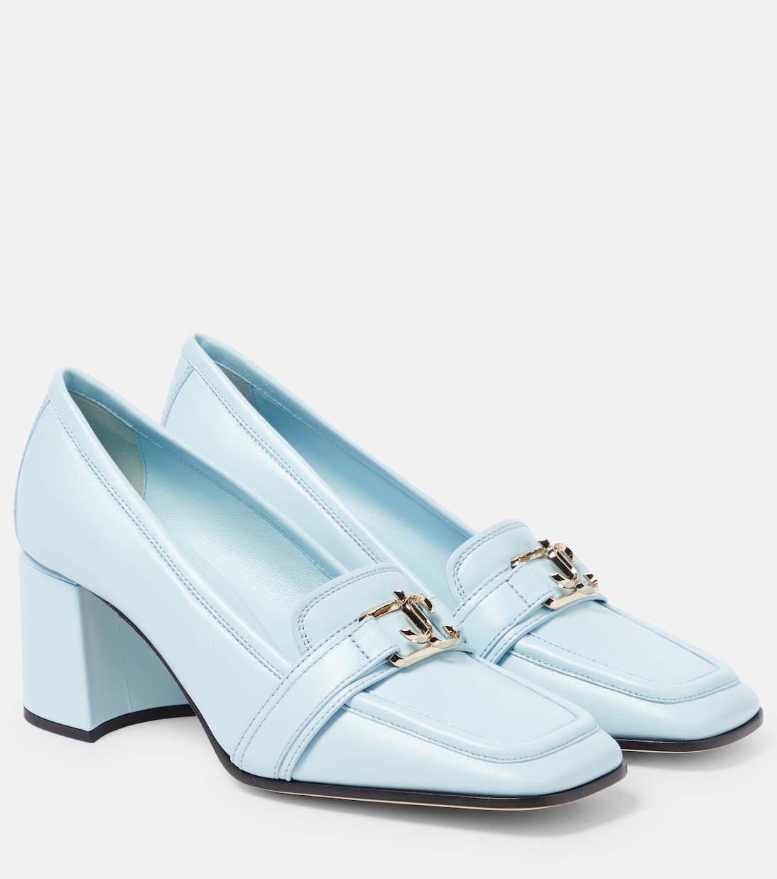Evin 65 leather loafer pumps | Jimmy Choo