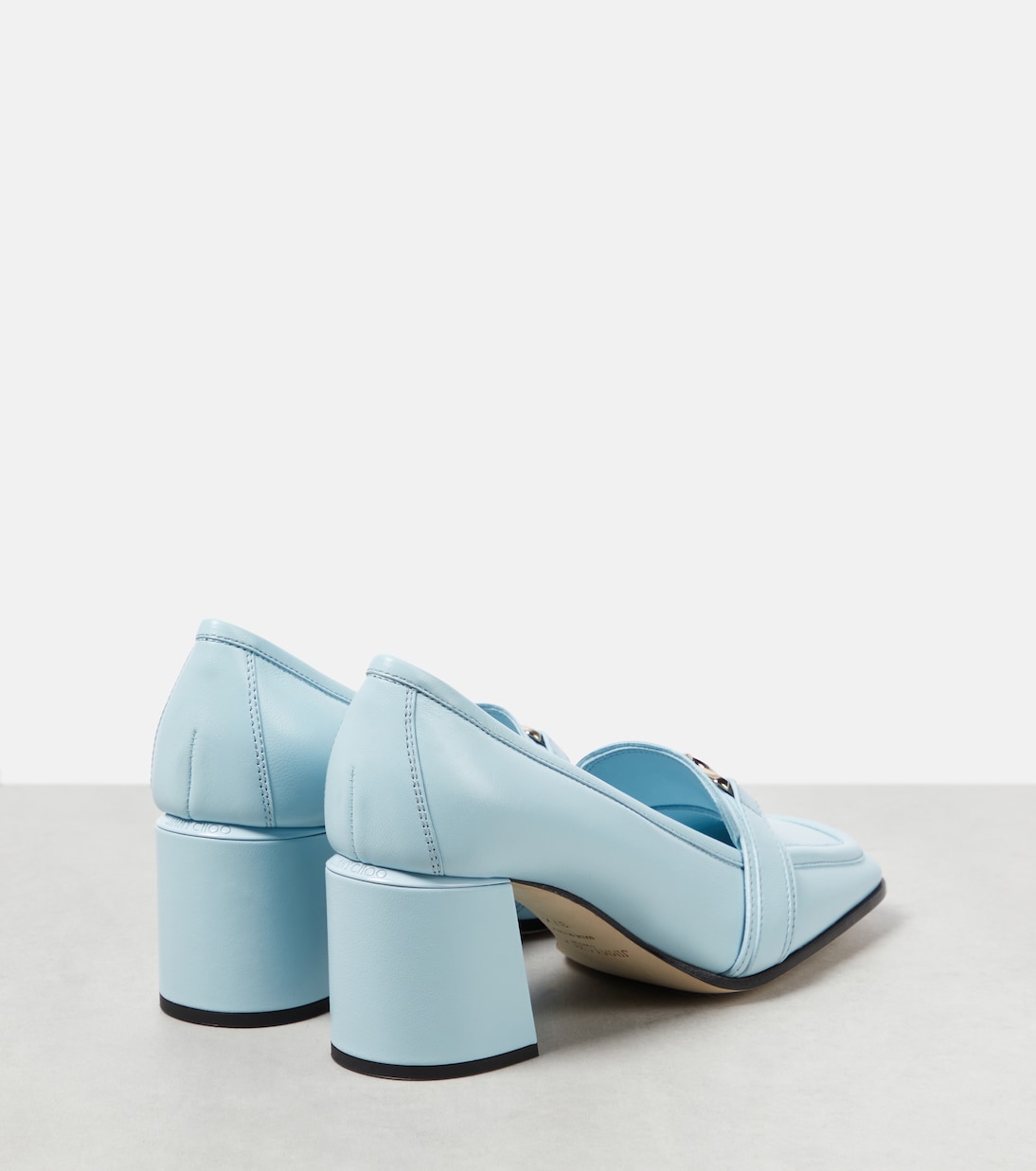 Evin 65 leather loafer pumps | Jimmy Choo