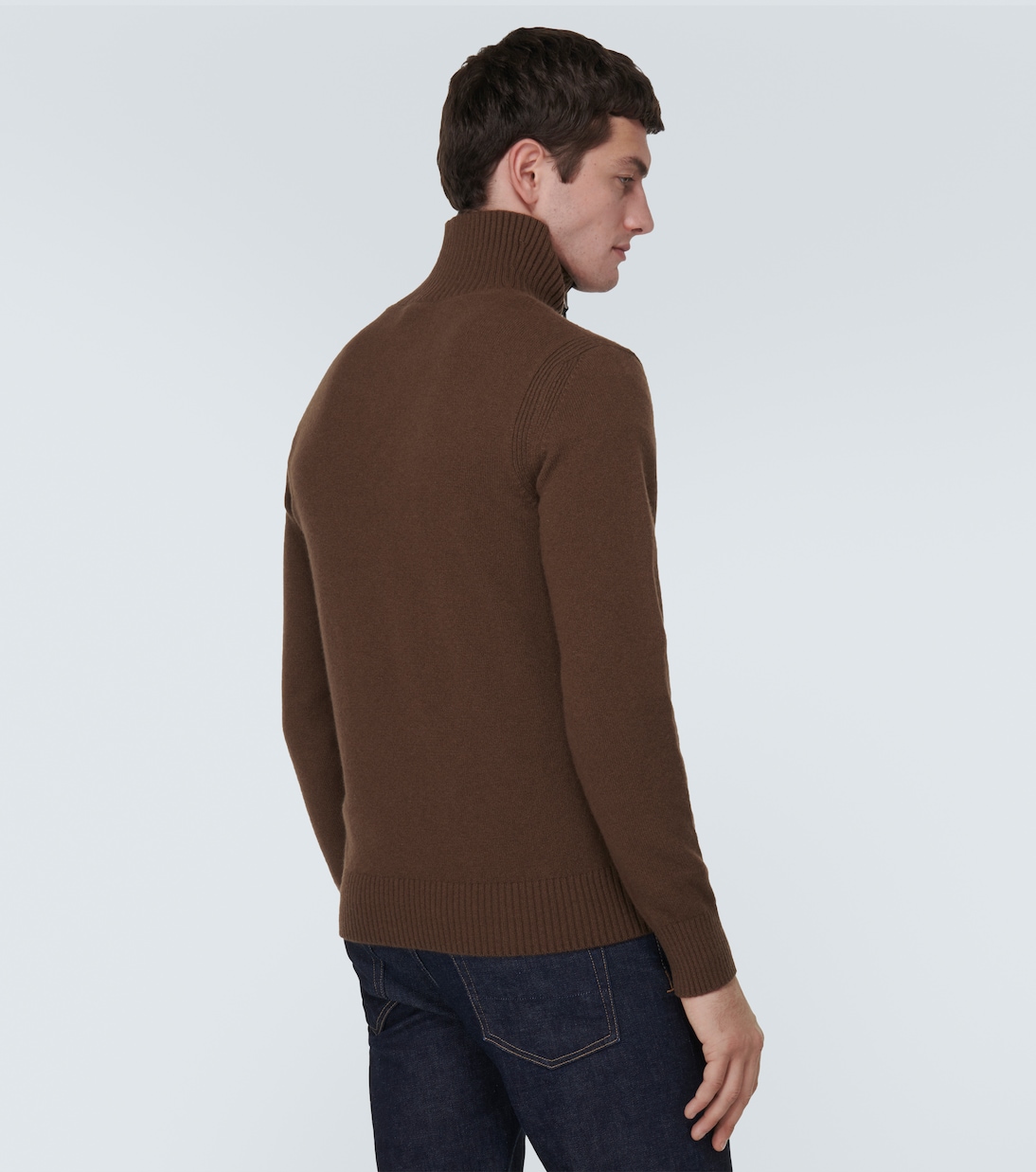 Wool-blend half-zip sweater | Tom Ford