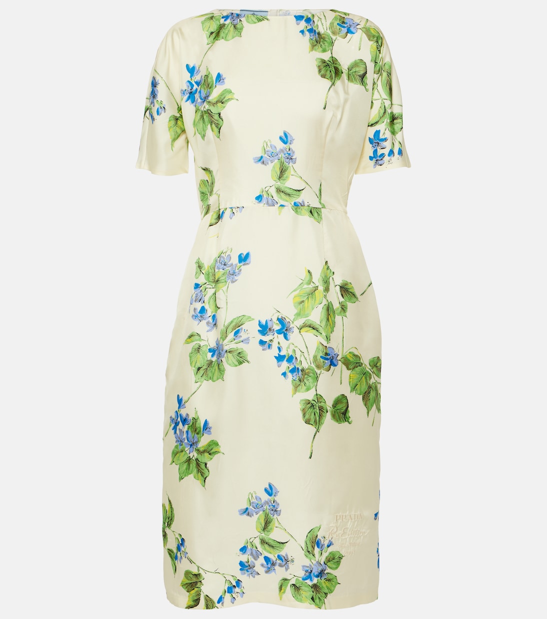 Vestido Elegante de Prada en Seda Mixta para Jóvenes