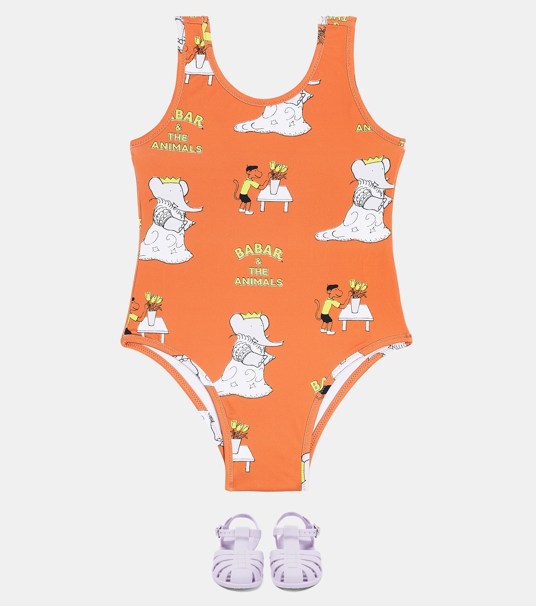 Trout printed swimsuit | The Animals Observatory