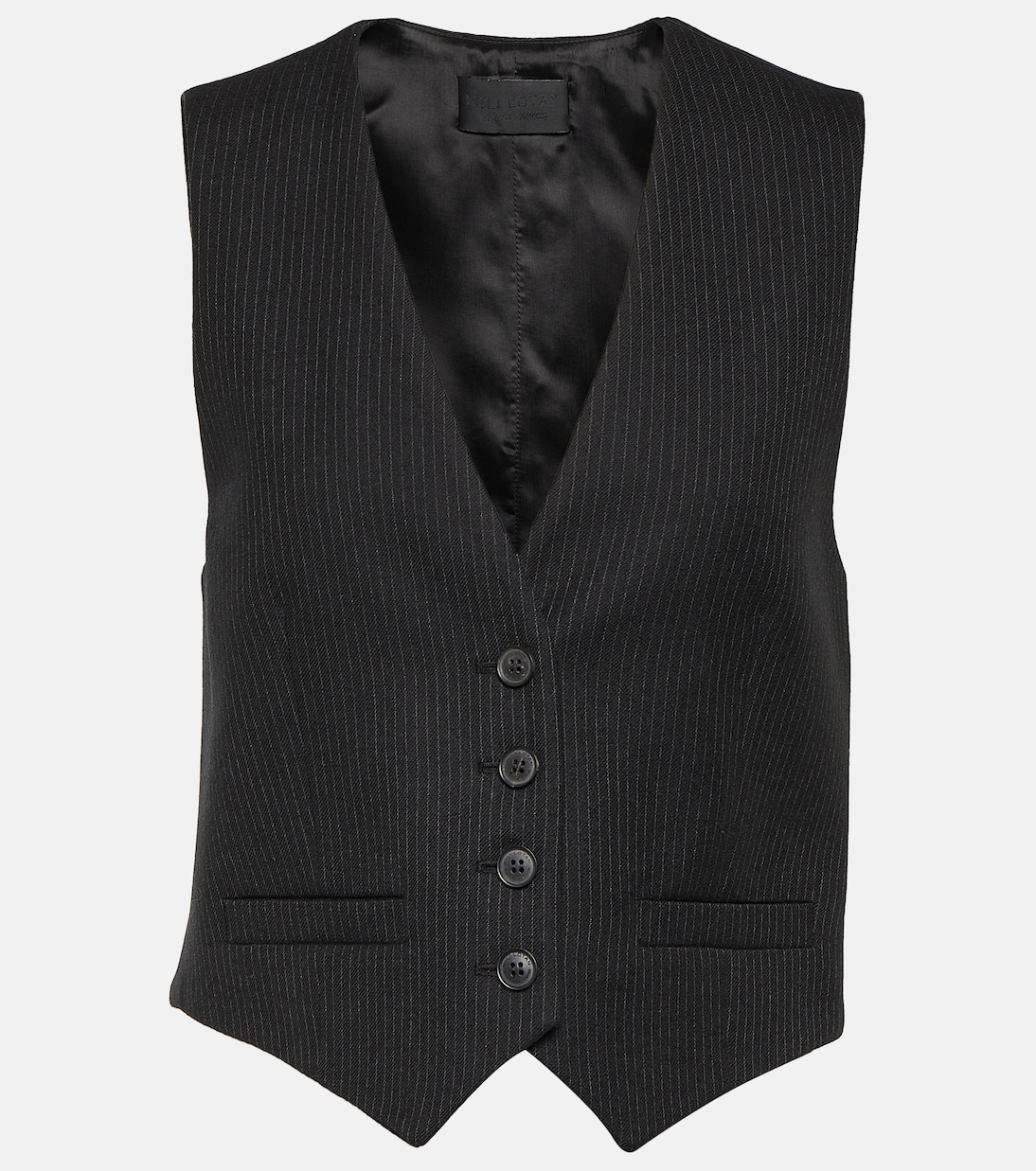 Ismael pinstriped wool vest | Nili Lotan
