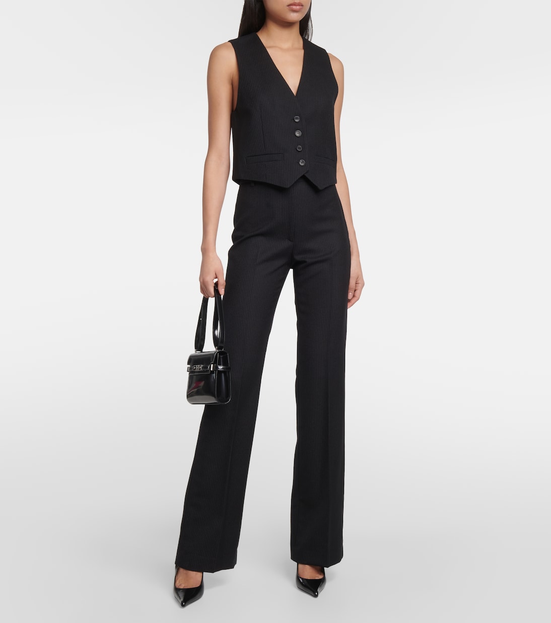 Ismael pinstriped wool vest | Nili Lotan