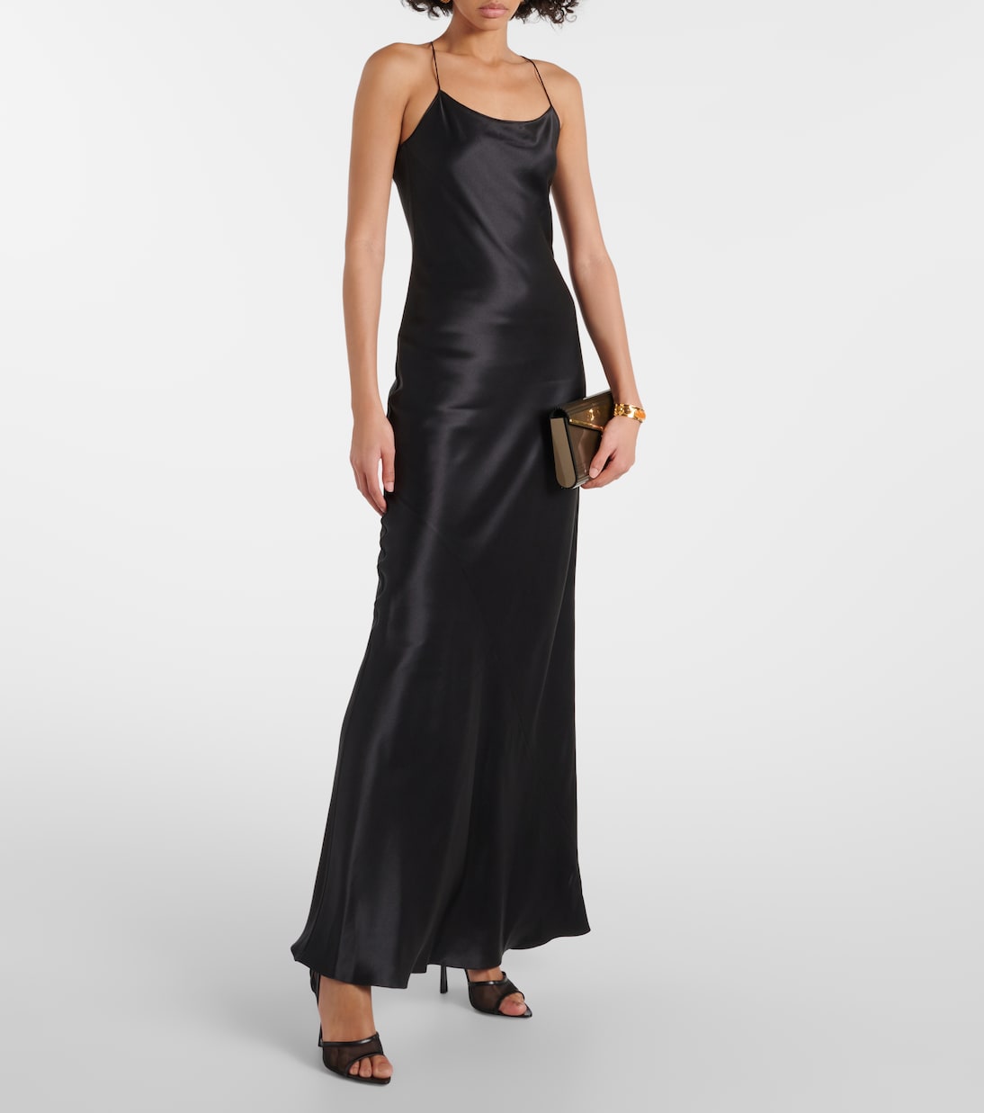 Sandali Missy 110 in mesh e pelle | Saint Laurent
