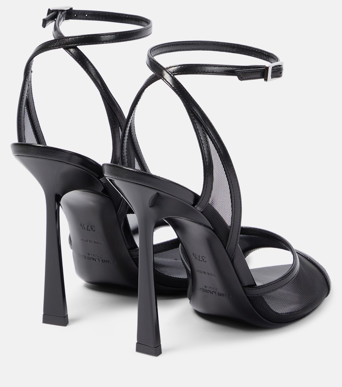 Sandali Missy 110 in mesh e pelle | Saint Laurent