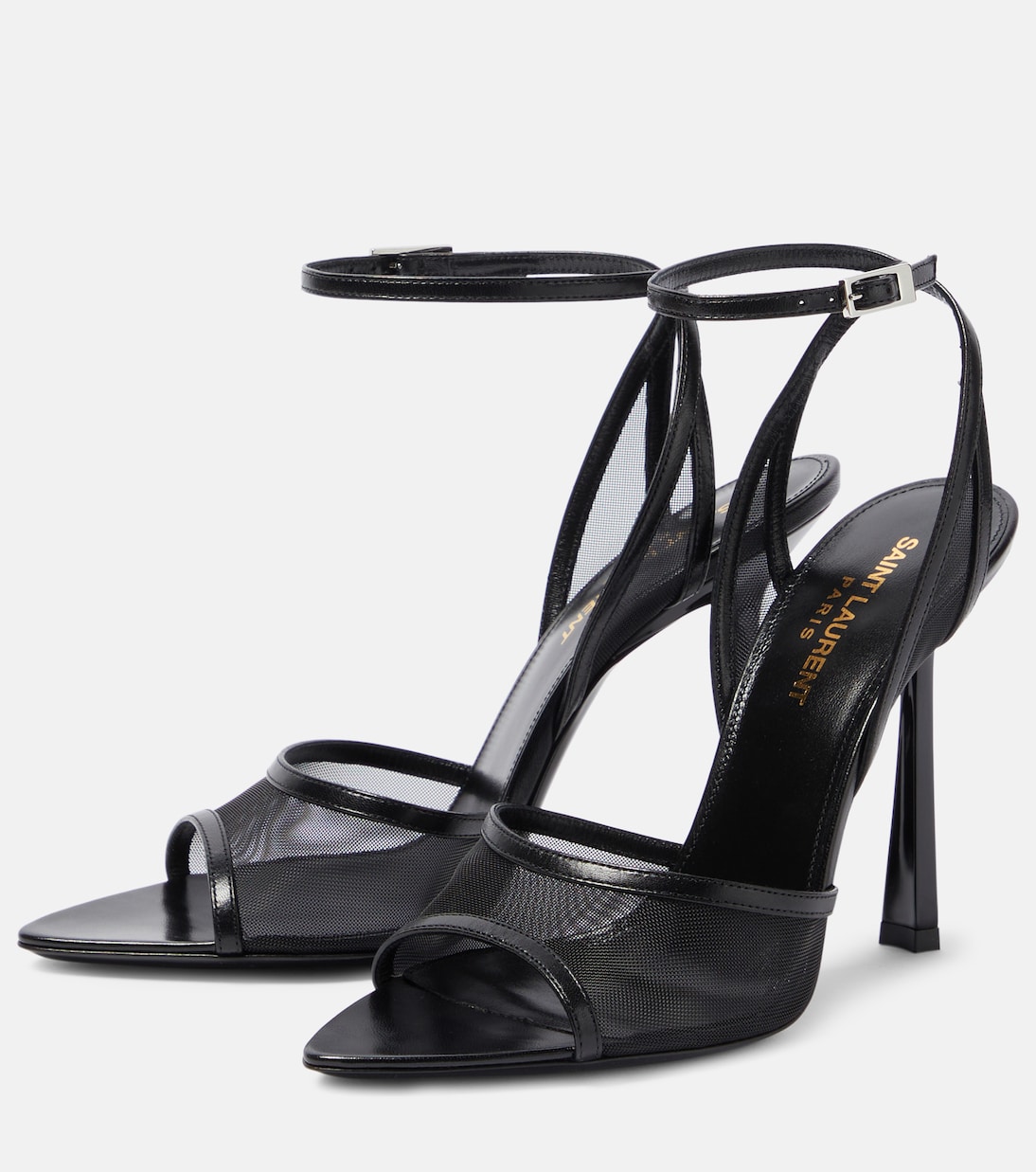 Sandali Missy 110 in mesh e pelle | Saint Laurent