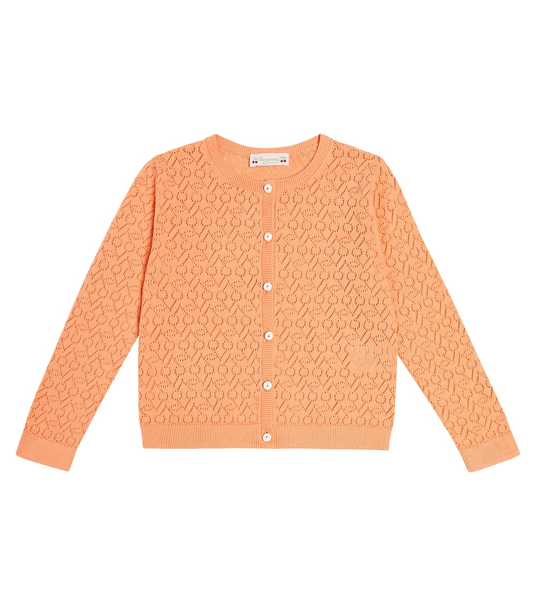 Cardigan Cherry en coton | Bonpoint