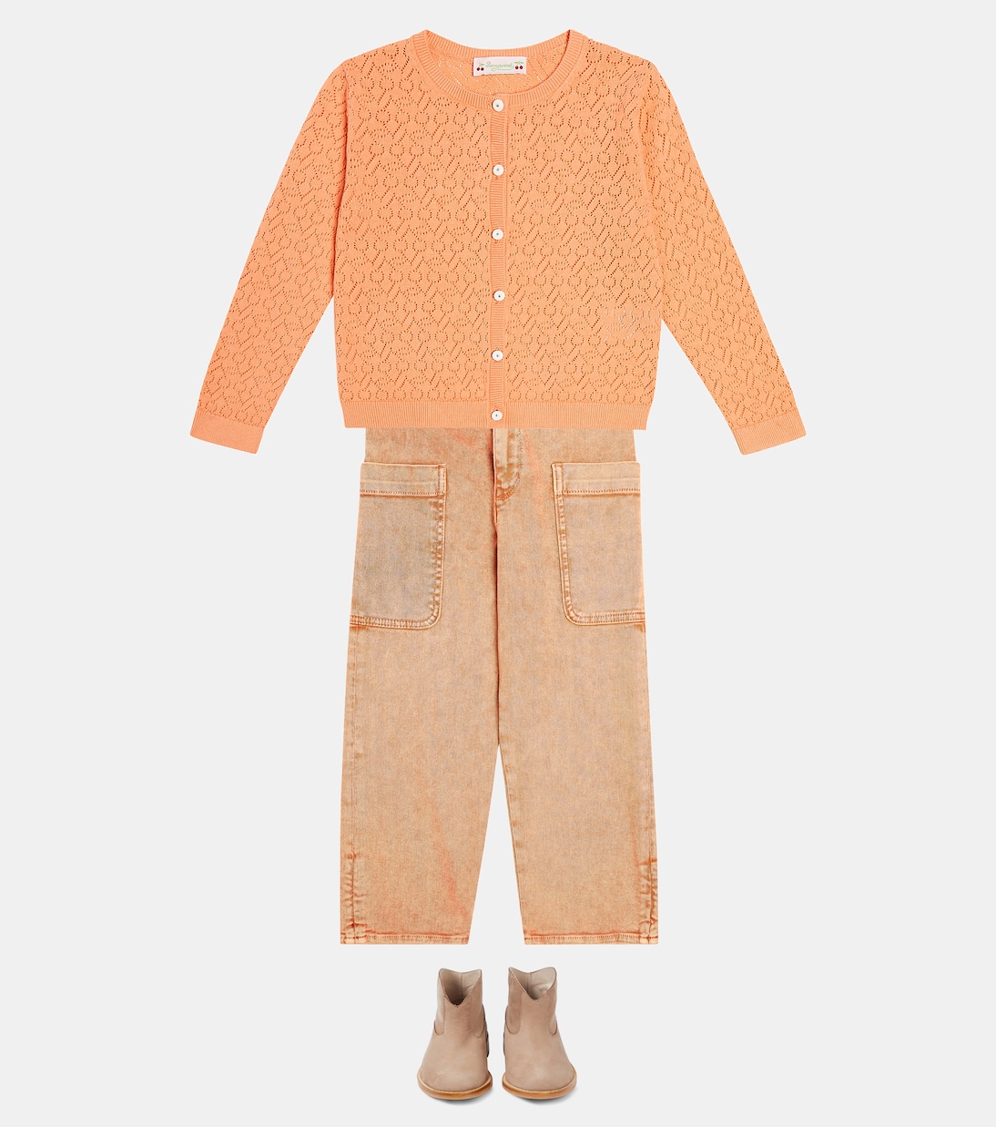 Cardigan Cherry en coton | Bonpoint