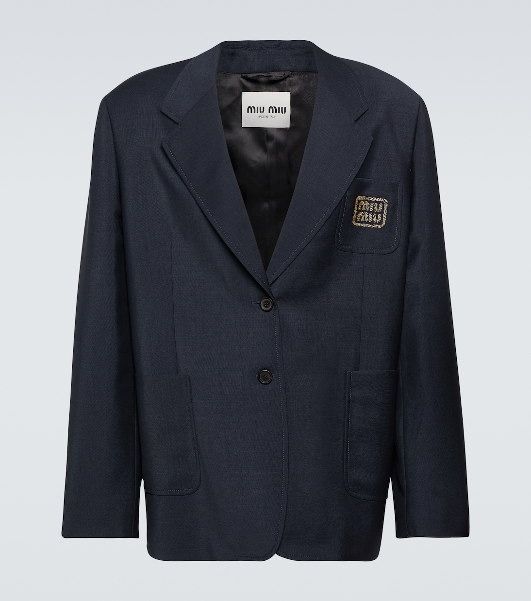 Blazer in lana e mohair | Miu Miu