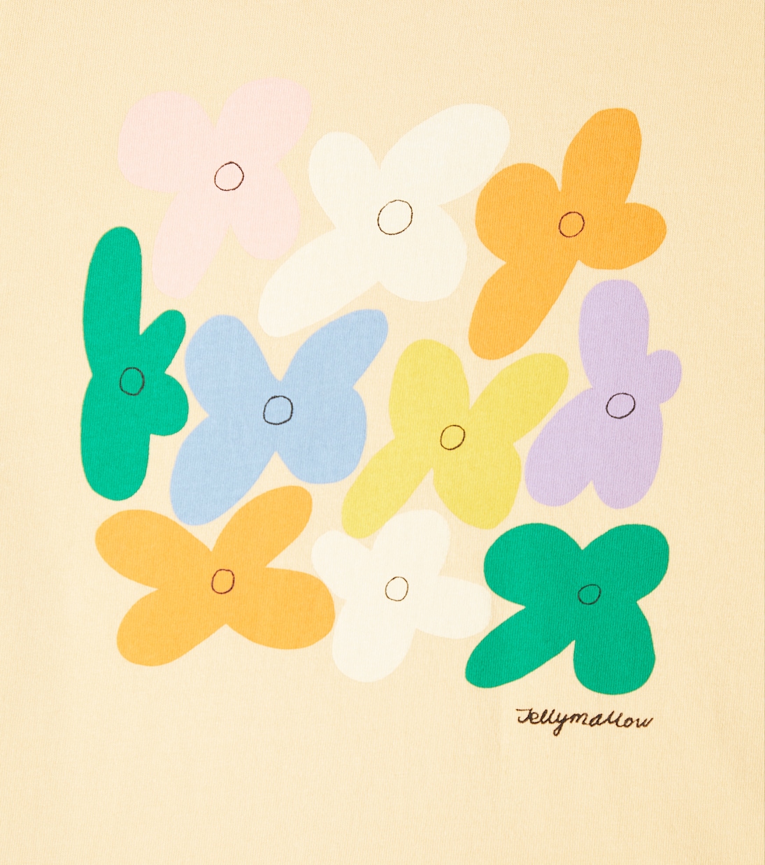 T-Shirt Flower aus Baumwoll-Jersey | Jellymallow