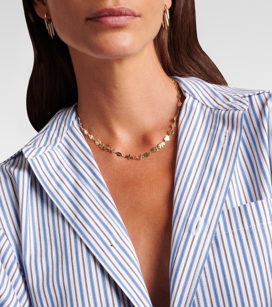 Pure Tiny 14kt gold necklace | Sydney Evan