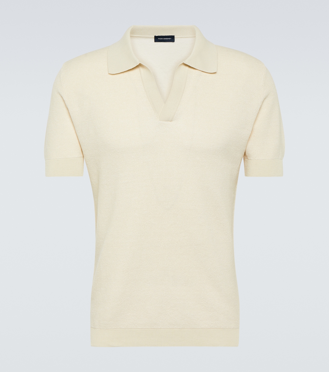 Polo en coton et lin | Thom Sweeney