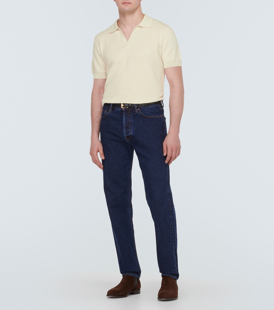 Polo en coton et lin | Thom Sweeney