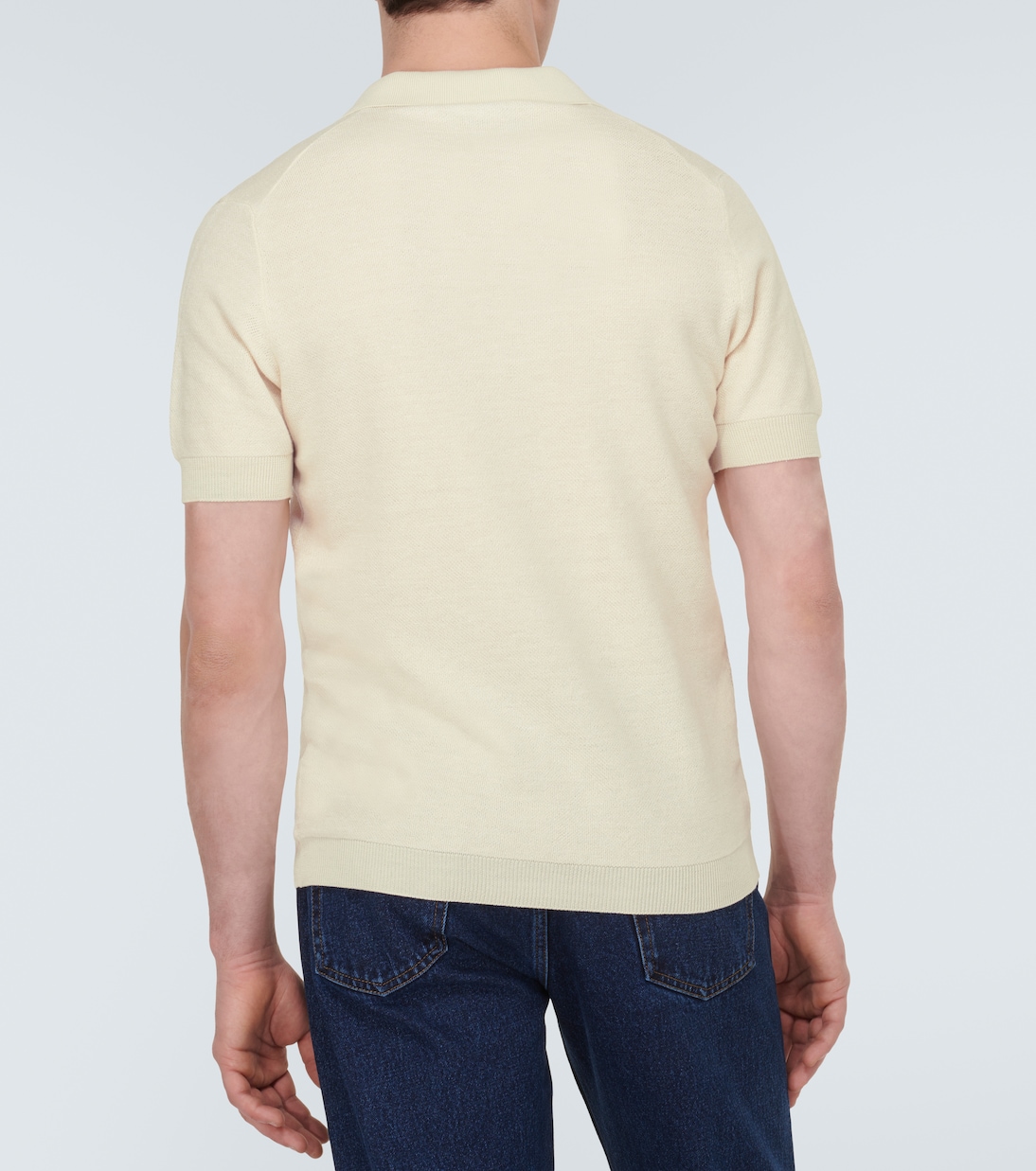 Polo en coton et lin | Thom Sweeney