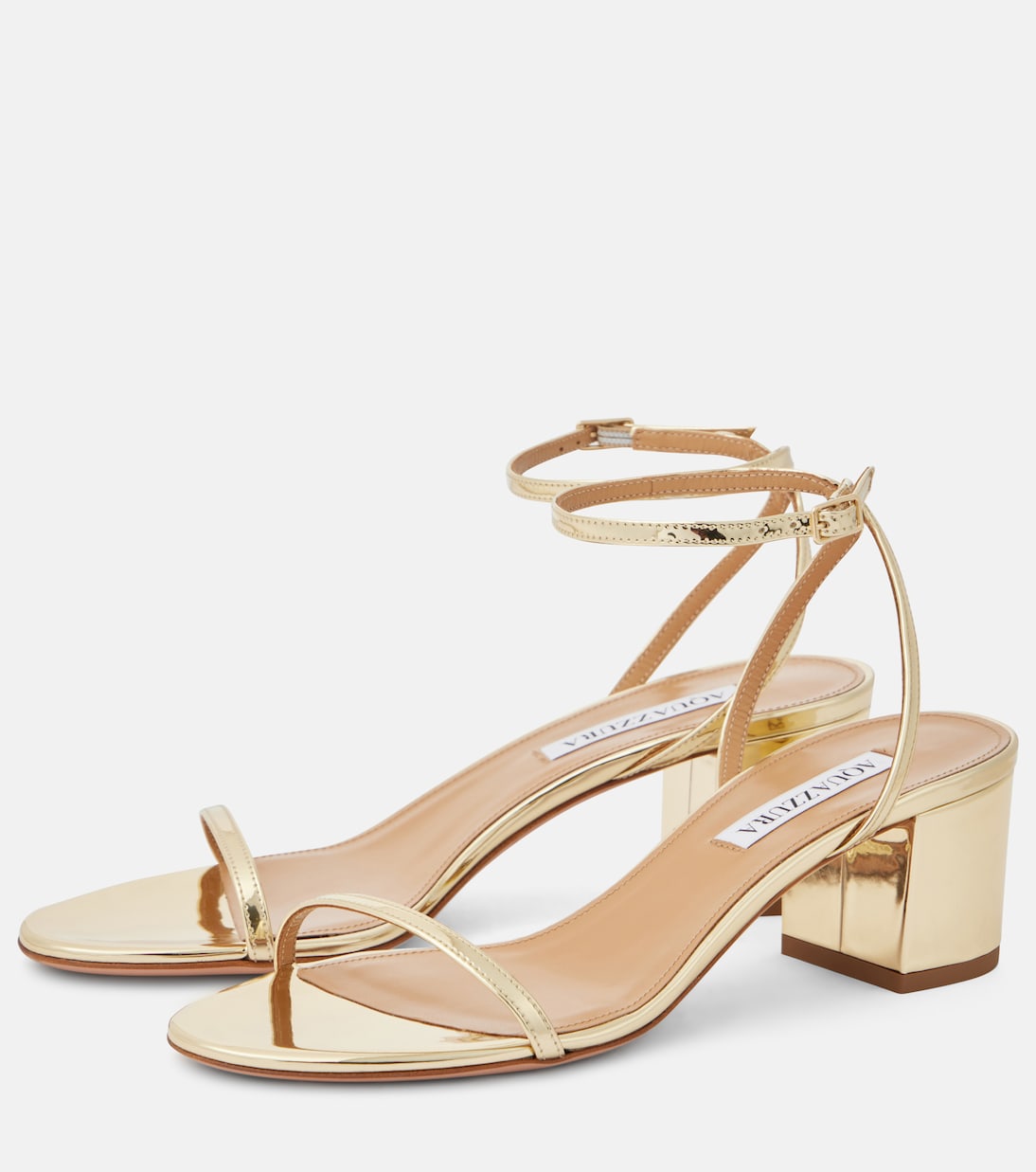 Olie 50 faux leather sandals | Aquazzura