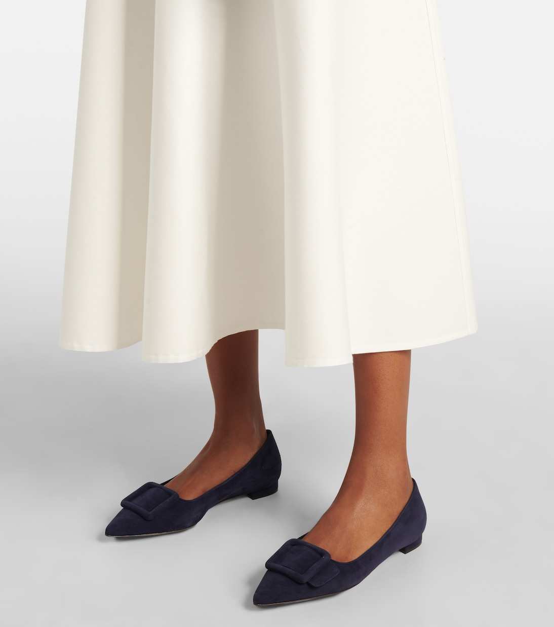 Ballerine Maysale in suede | Manolo Blahnik