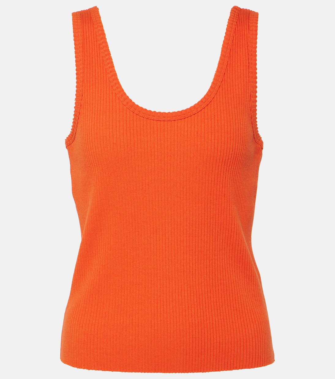 Top in misto cotone a coste | Vince
