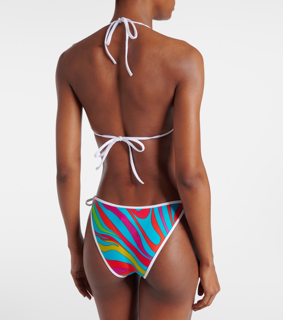 Marmo printed bikini top | Pucci