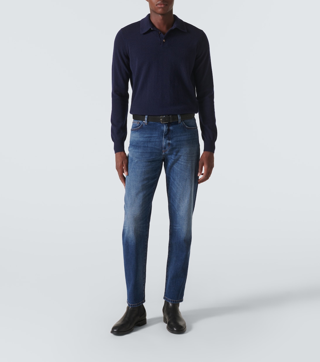 Jean skinny à taille mi-haute | Zegna