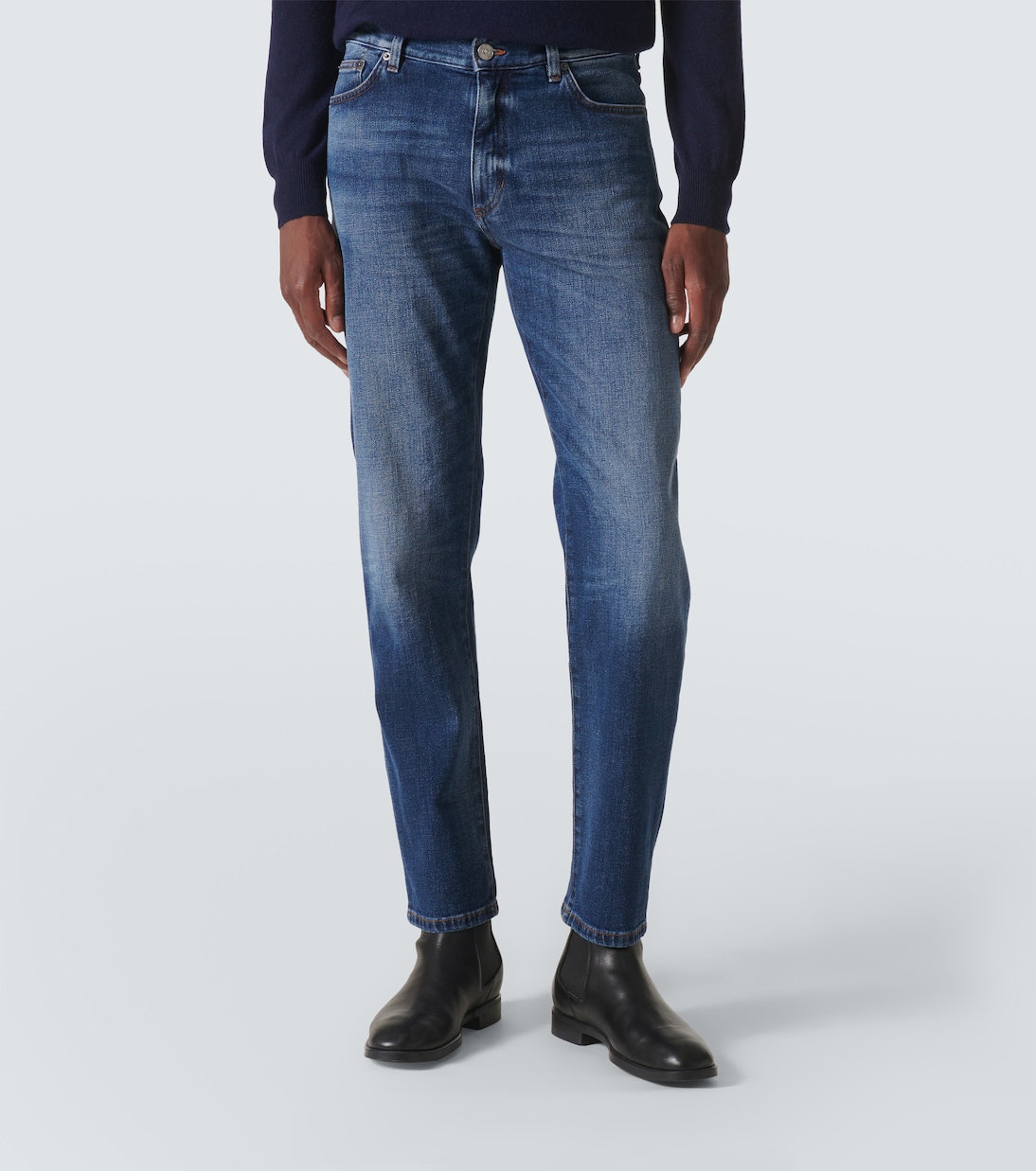Jean skinny à taille mi-haute | Zegna