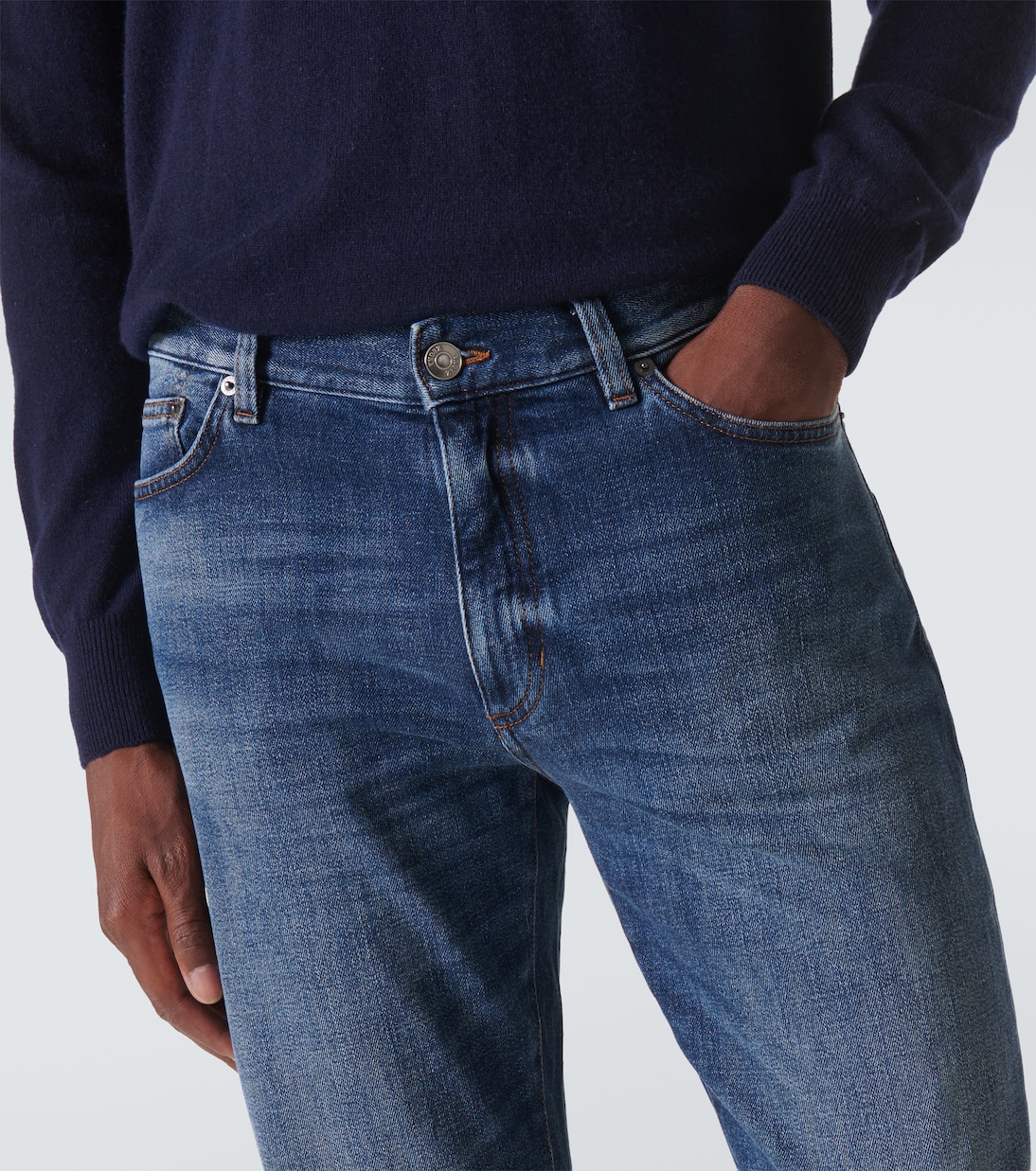 Jean skinny à taille mi-haute | Zegna