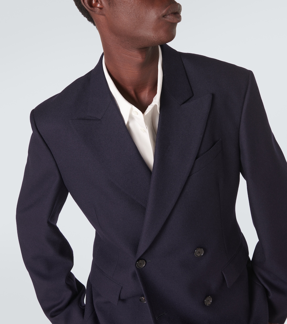 Double-breasted wool blazer | Loewe