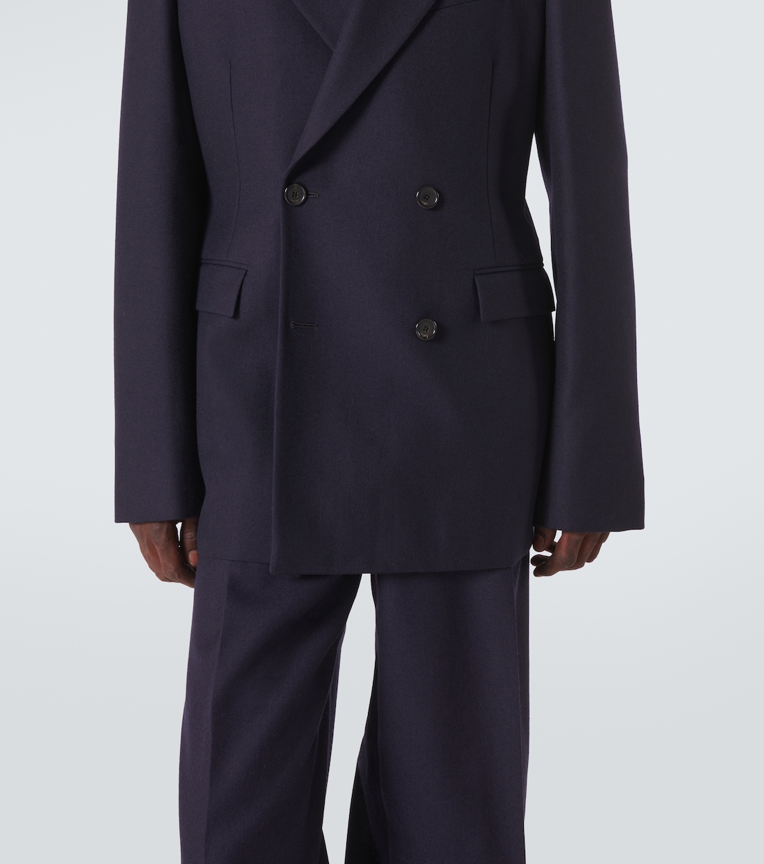 Double-breasted wool blazer | Loewe