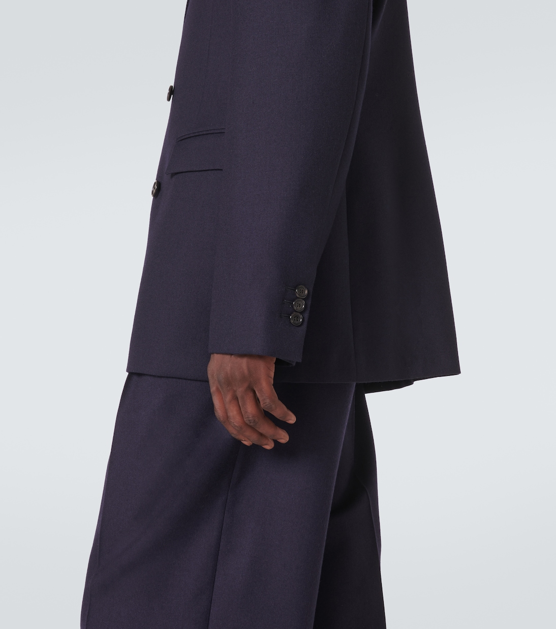 Double-breasted wool blazer | Loewe