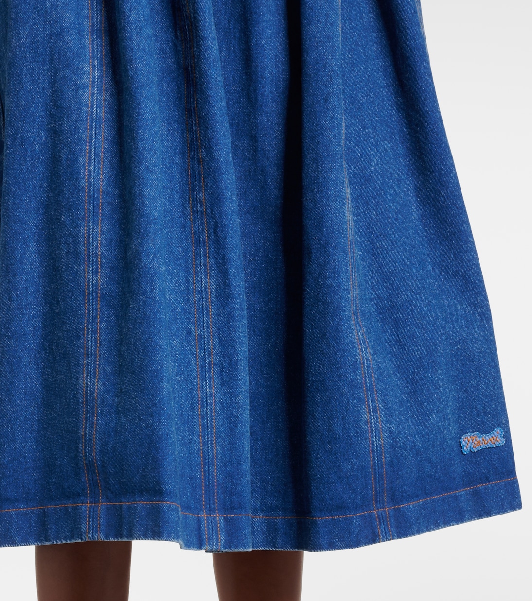 Falda midi de denim | Marni