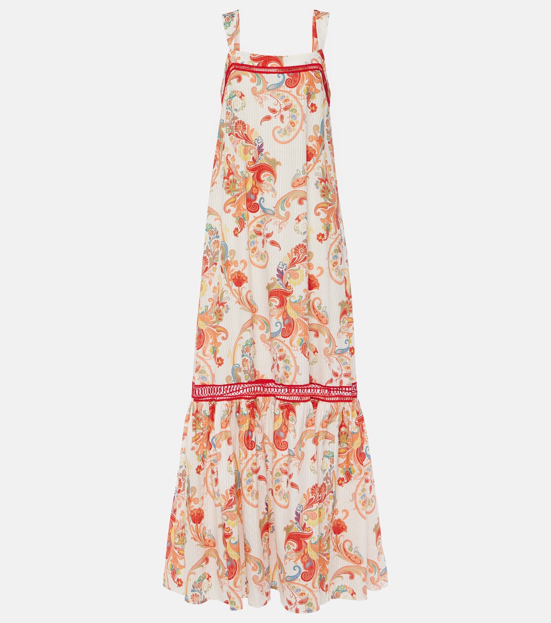 Robe longue en coton et soie | Etro