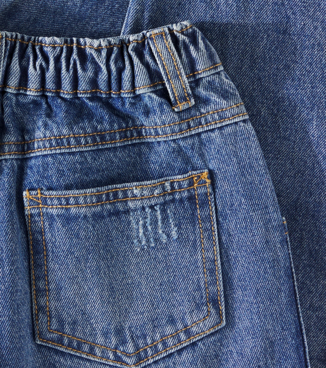 Jeans a gamba larga e vita media | Rylee + Cru