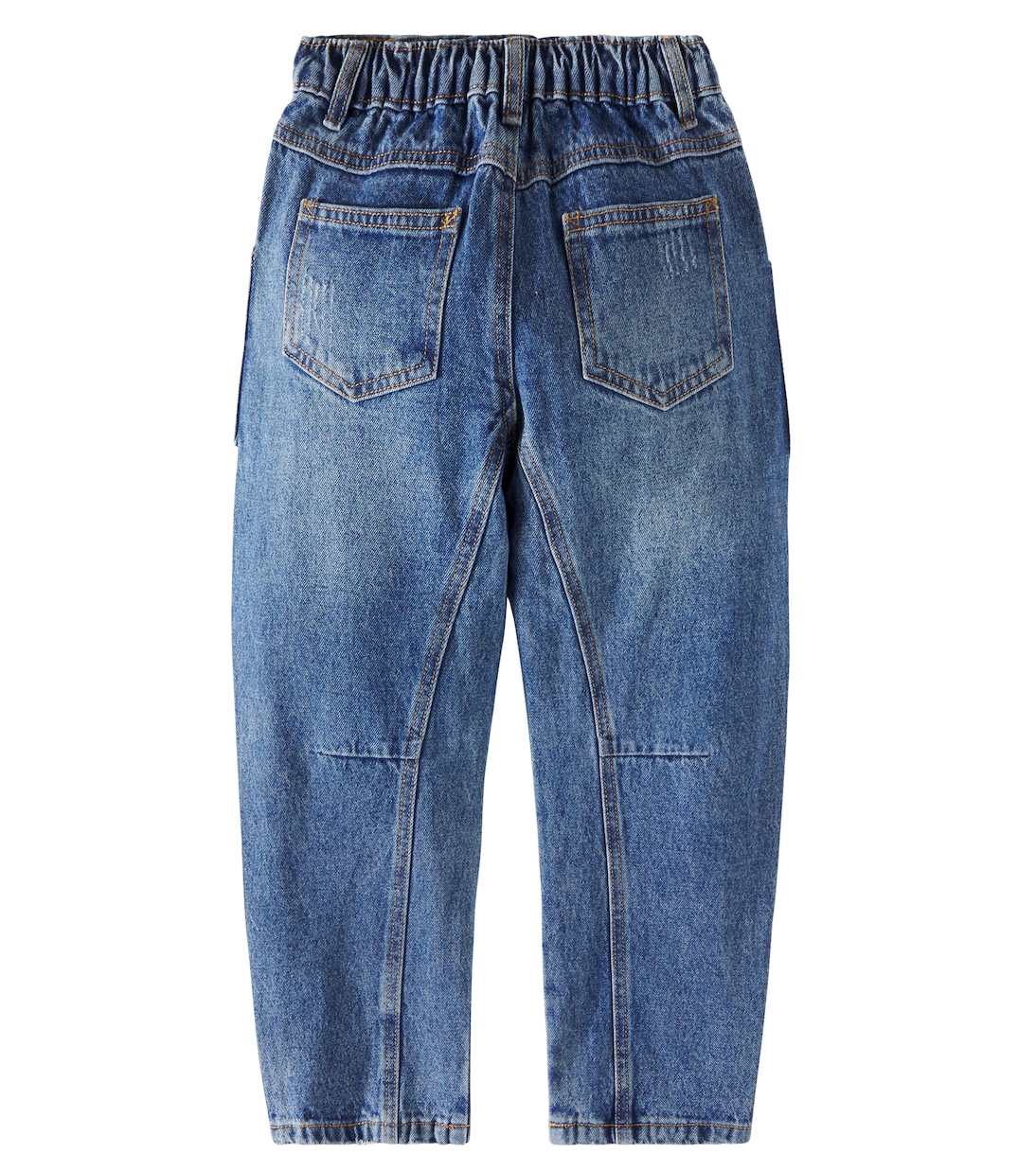 Jeans a gamba larga e vita media | Rylee + Cru