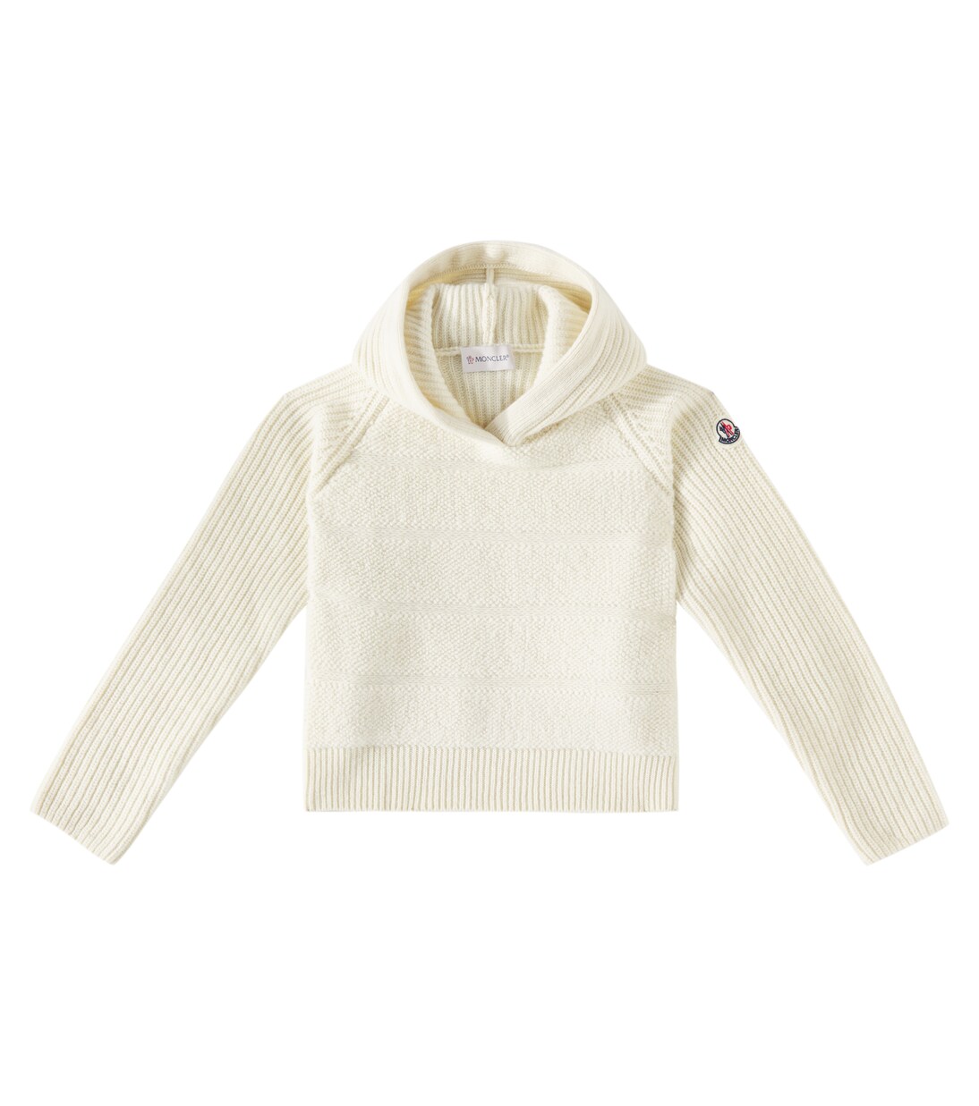 Felpa in lana vergine con cappuccio | Moncler Enfant