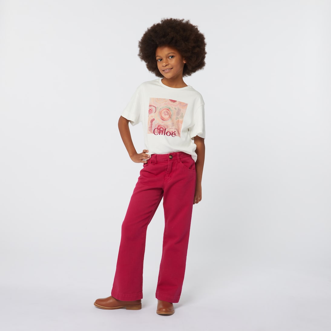 Pantaloni in cotone | Chloé Kids