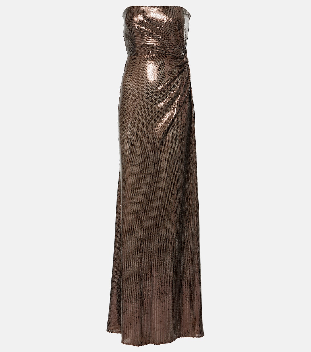 Sequined gathered gown | Alex Perry