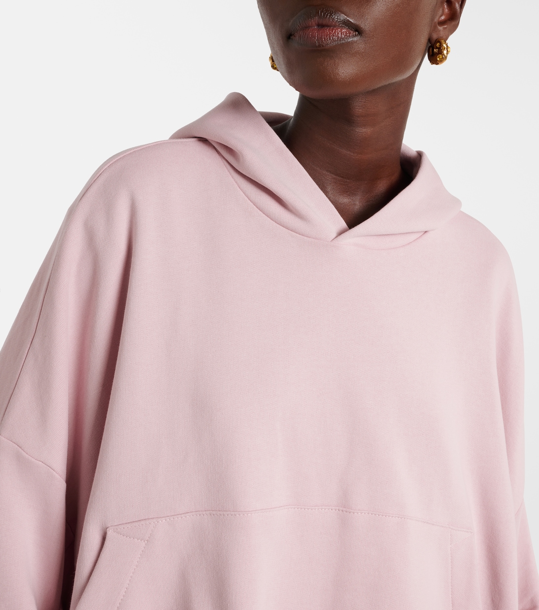 Felpa oversize in cotone con cappuccio | Dries Van Noten