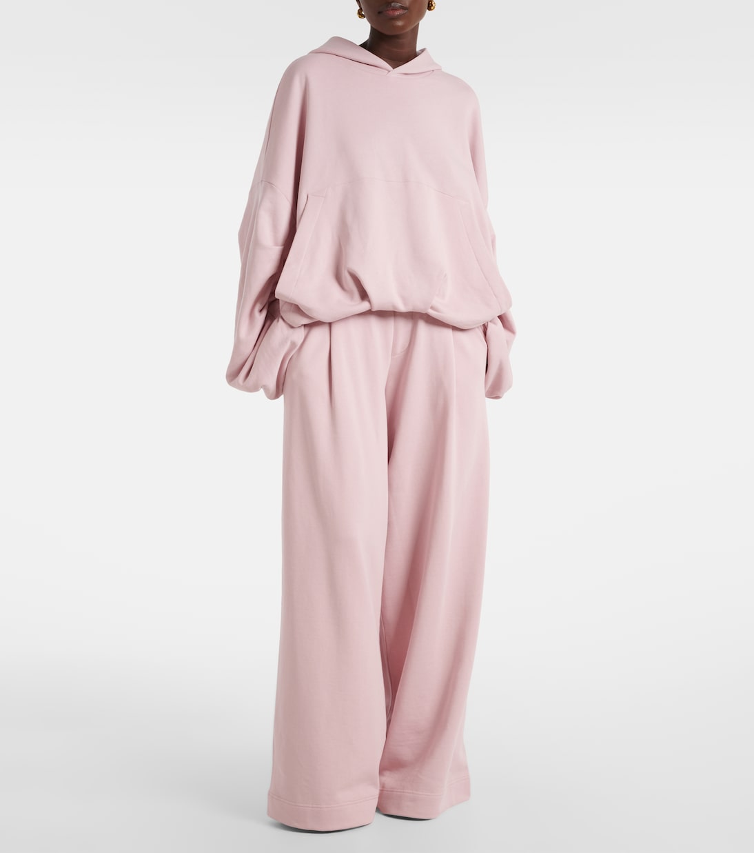 Felpa oversize in cotone con cappuccio | Dries Van Noten