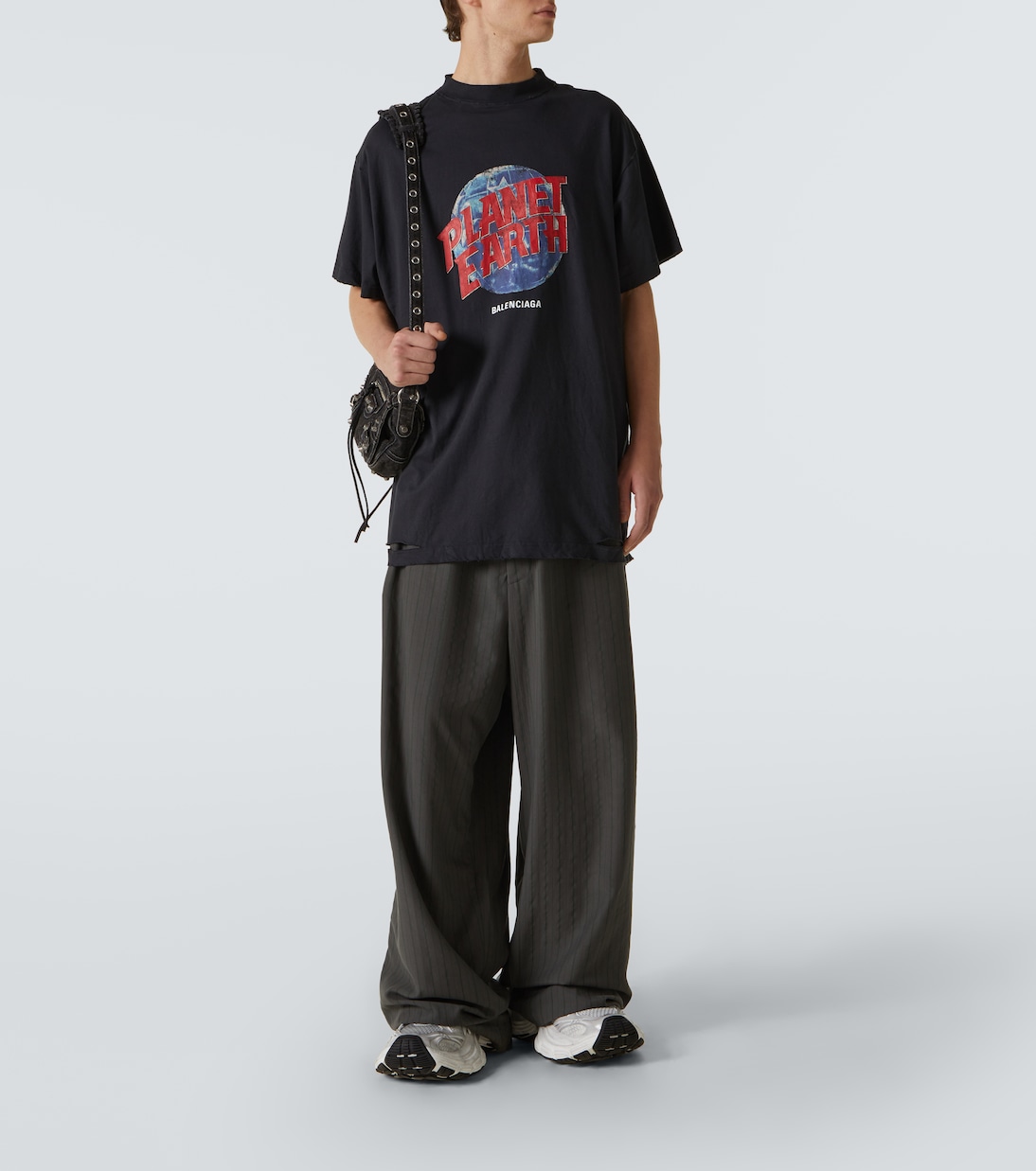 T-shirt Planet Earth oversize en coton | Balenciaga
