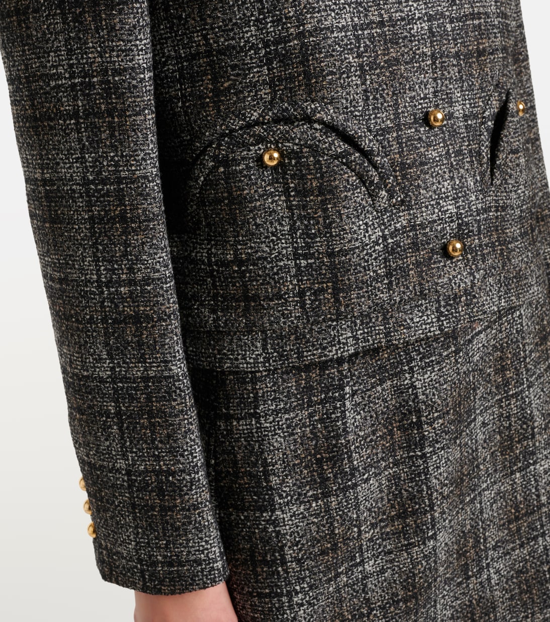 Veste Lulua Shamo en laine mélangée | Blazé Milano