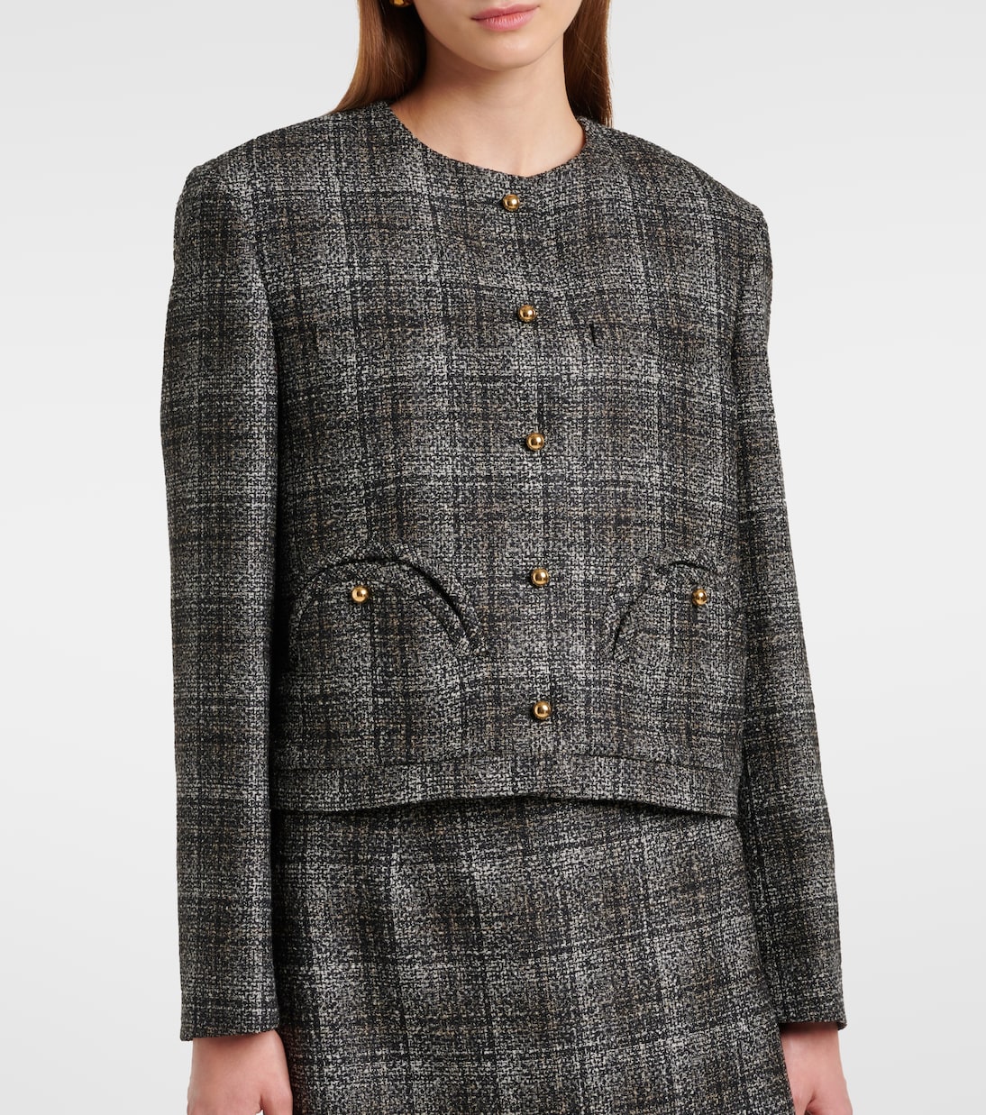 Veste Lulua Shamo en laine mélangée | Blazé Milano