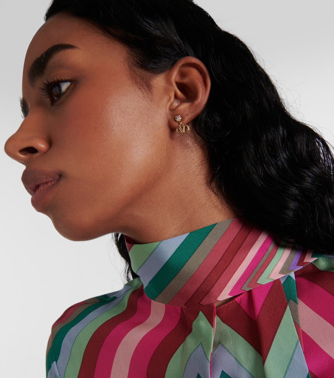 Pendientes VLogo Signature con cristales | Valentino
