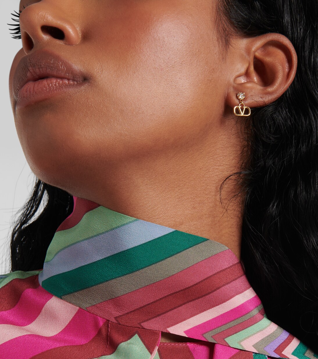 Pendientes VLogo Signature con cristales | Valentino