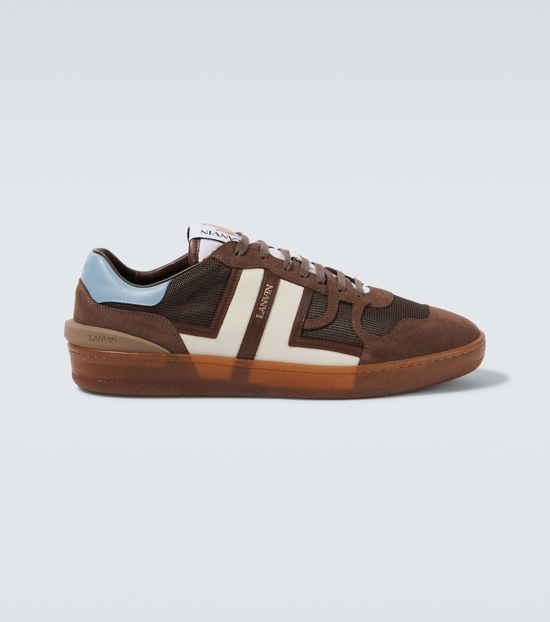 Baskets Clay en cuir à logo | Lanvin