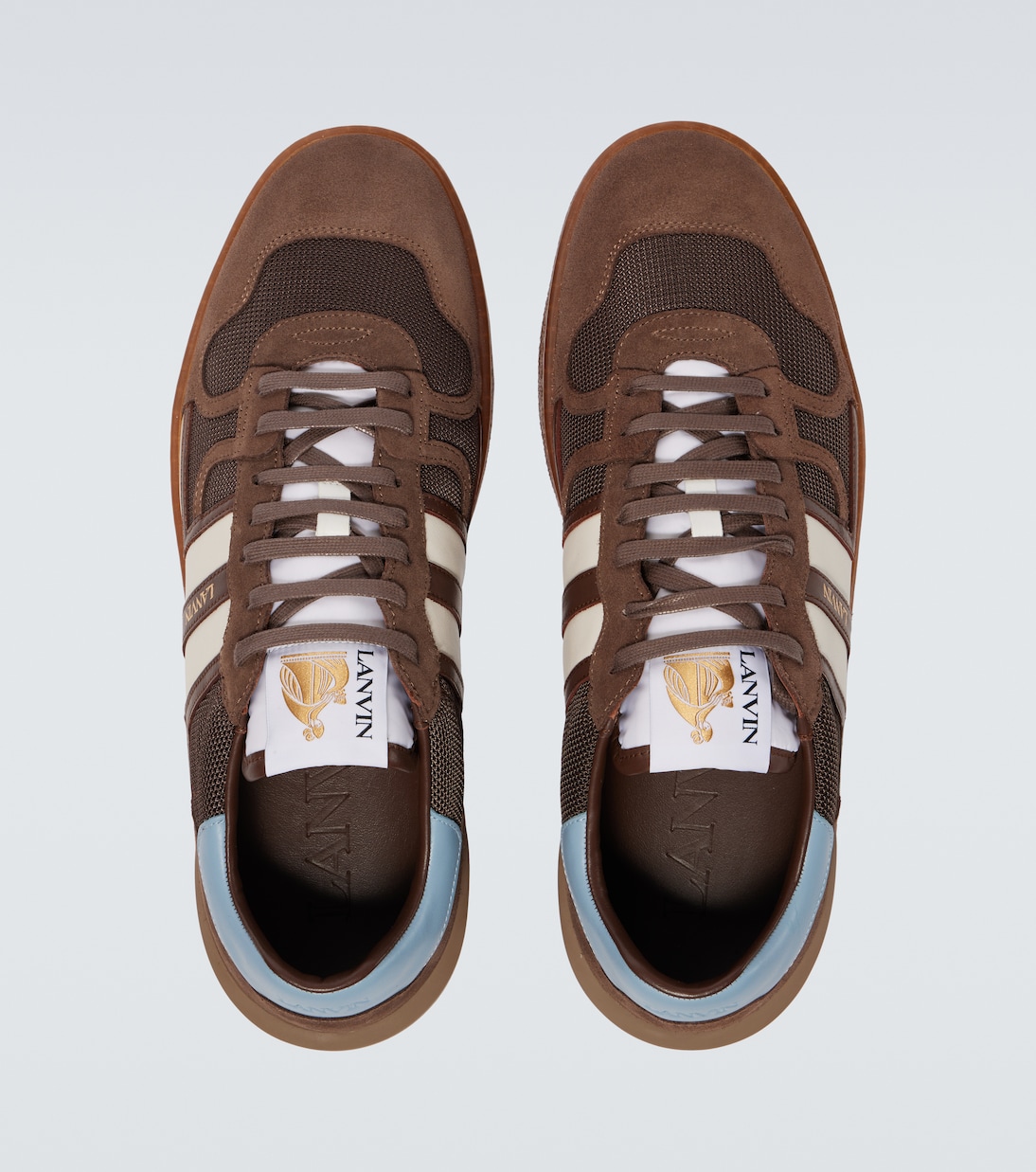 Baskets Clay en cuir à logo | Lanvin