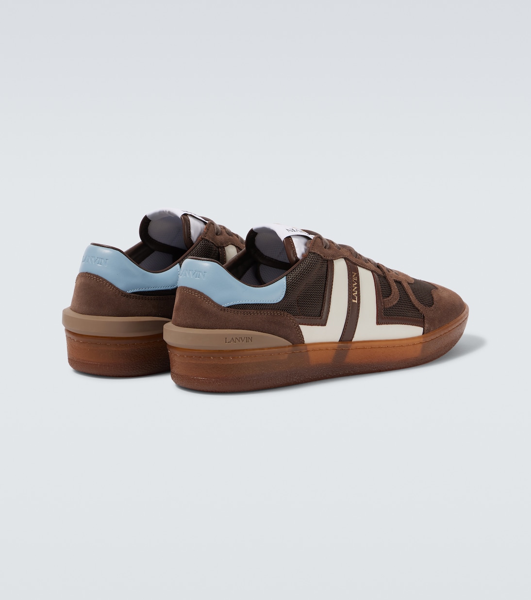 Baskets Clay en cuir à logo | Lanvin