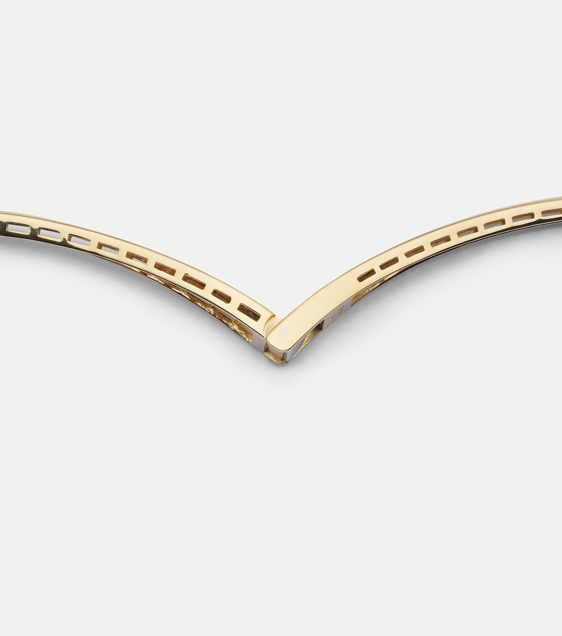 Collana Golden Strada in oro e oro bianco 18kt con diamanti | Yeprem