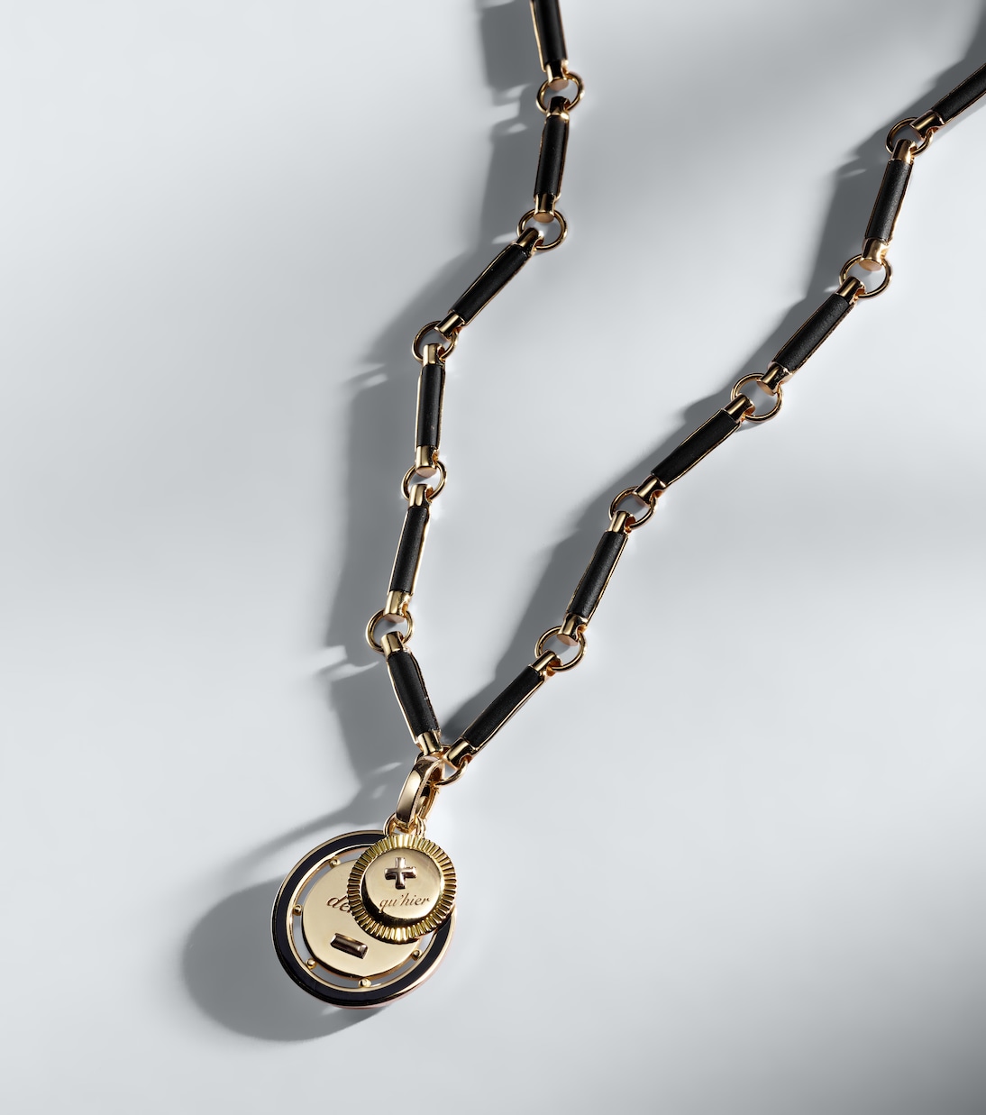 Element 18kt gold chain necklace with onyx | FoundRae